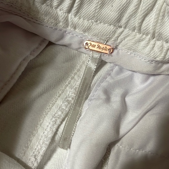 Free People White Denim Jogger | Size Small - Picture 7 of 14